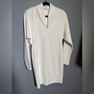 Anthropologie Daily Practice Ivory Long Sleeve Shift Dress Women’s XS‎